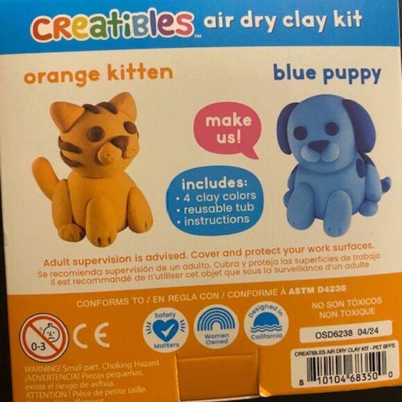 ooly: CREATIBLES *Air dry clay kit* PET BFFs > FOR AGES 6+< - Picture 4 of 7